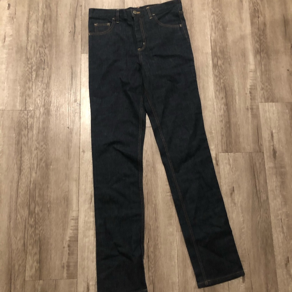 Men’s dark wash jeans!